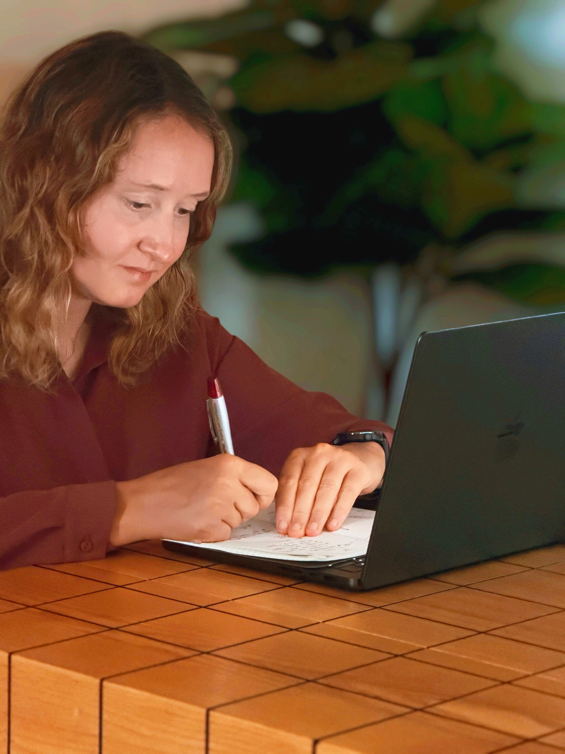 Piene Claessen tijdens haar studie